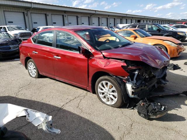 3N1AB7AP5KY328173 - 2019 NISSAN SENTRA S RED photo 4