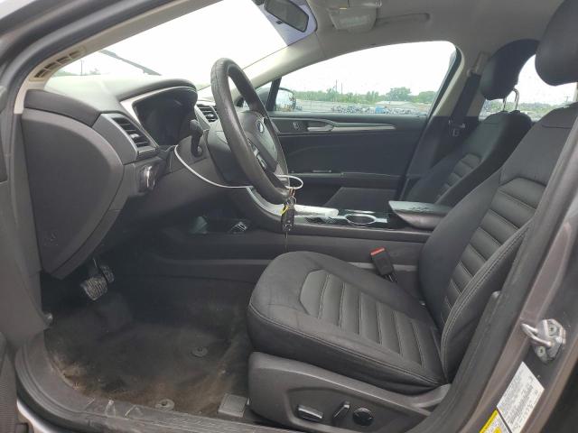 3FA6P0HR5DR121076 - 2013 FORD FUSION SE GRAY photo 7