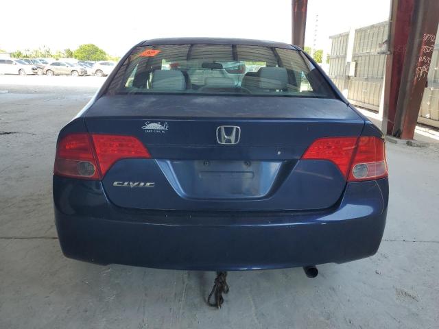 1HGFA16817L107935 - 2007 HONDA CIVIC EX BLUE photo 6
