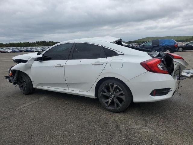 2HGFC2F80MH560100 - 2021 HONDA CIVIC SPORT WHITE photo 2