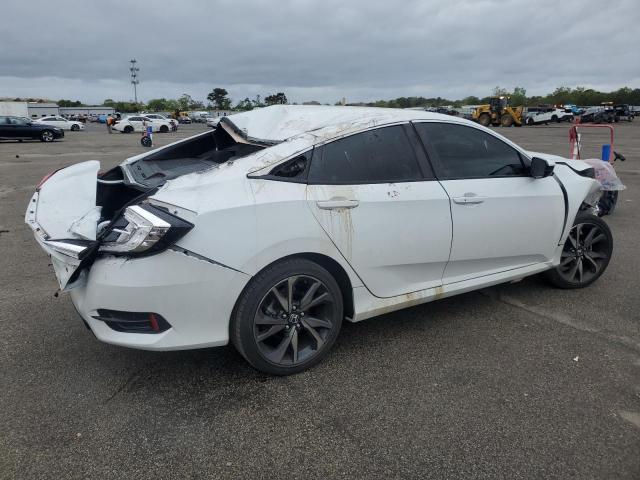 2HGFC2F80MH560100 - 2021 HONDA CIVIC SPORT WHITE photo 3