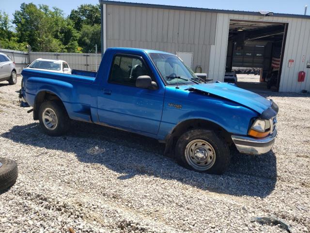 1FTYR10C4WPA61554 - 1998 FORD RANGER BLUE photo 4