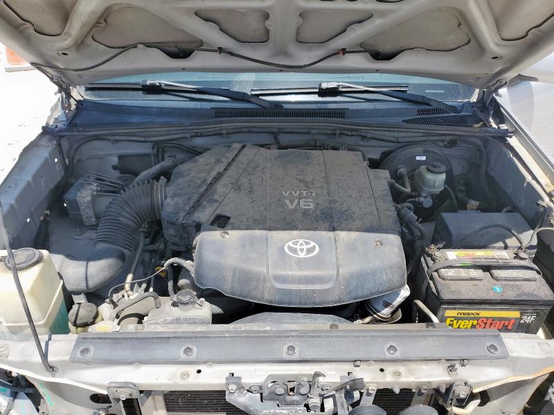 5TETU4GN0AZ743186 - 2010 TOYOTA TACOMA PRERUNNER ACCESS CAB SILVER photo 11