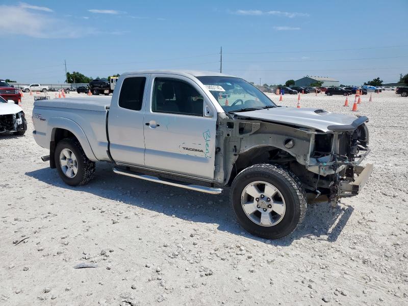 5TETU4GN0AZ743186 - 2010 TOYOTA TACOMA PRERUNNER ACCESS CAB SILVER photo 4