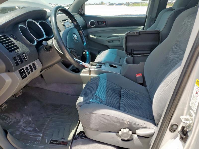 5TETU4GN0AZ743186 - 2010 TOYOTA TACOMA PRERUNNER ACCESS CAB SILVER photo 7