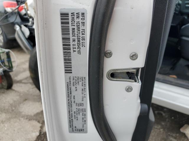 1C6RR7LG8MS542107 - 2021 RAM 1500 CLASS SLT 白色 照片 12