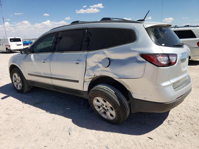 1GNKRFED0HJ137384 - 2017 CHEVROLET TRAVERSE LS SILVER photo 2