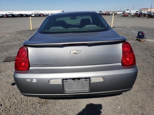 2G1WM15K769181622 - 2006 CHEVROLET MONTE CARL LT GRAY photo 6