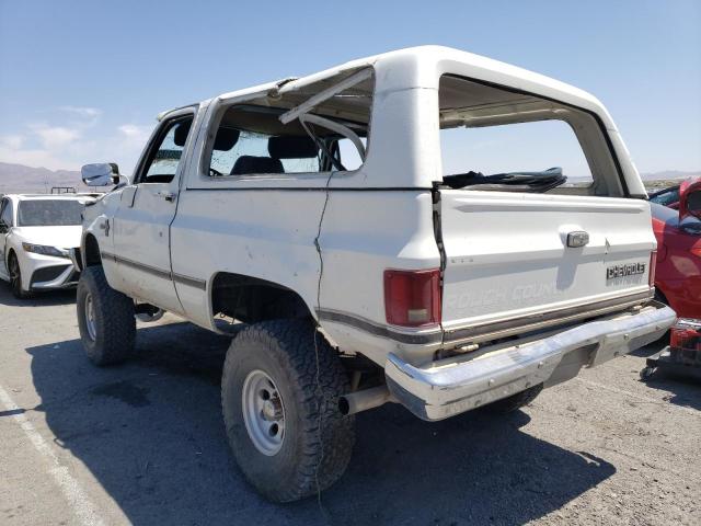 1GNEV18K2JF163970 - 1988 CHEVROLET BLAZER V10 WHITE photo 2