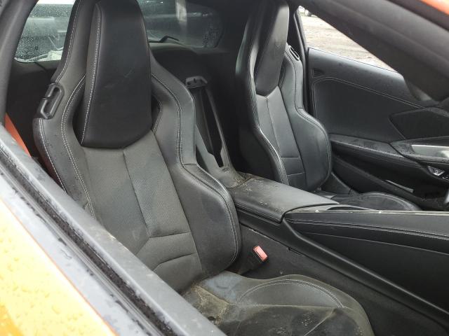 1G1YA2D45M5114215 - 2021 CHEVROLET CORVETTE STINGRAY 1LT ORANGE photo 10