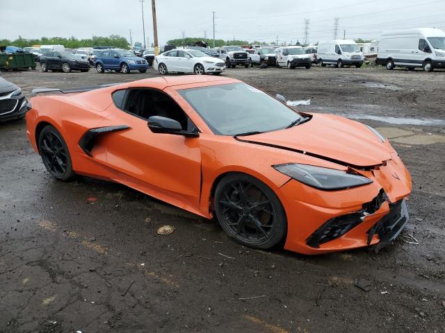 1G1YA2D45M5114215 - 2021 CHEVROLET CORVETTE STINGRAY 1LT ORANGE photo 4