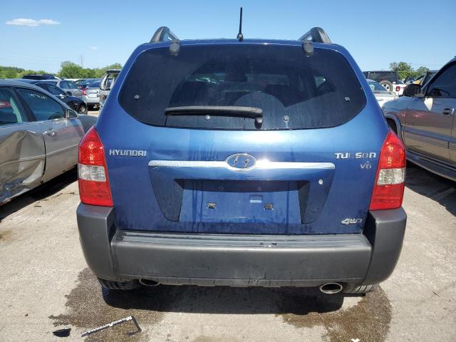 KM8JN72D76U369613 - 2006 HYUNDAI TUCSON GLS BLUE photo 6