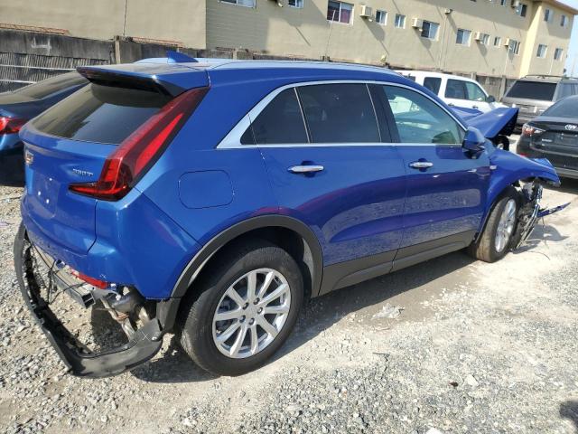 1GYAZAR43NF107791 - 2022 CADILLAC XT4 LUXURY BLUE photo 3