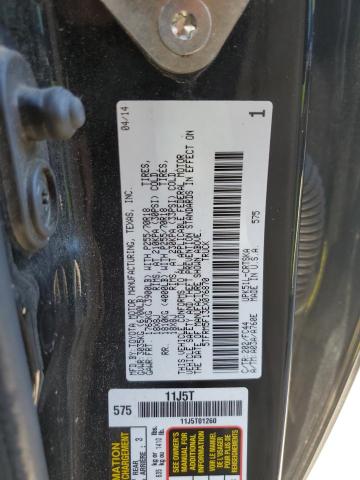 5TFRM5F13EX076870 - 2014 TOYOTA TUNDRA DOUBLE CAB SR/SR5 BLACK photo 12