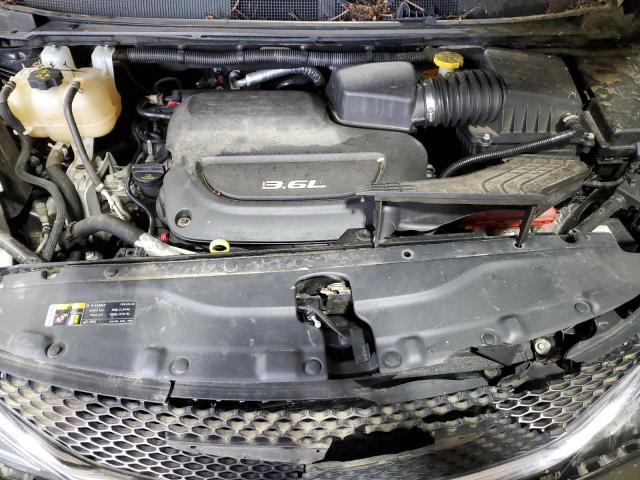 2C4RC1BG8HR501248 - 2017 CHRYSLER PACIFICA TOURING L BLACK photo 12