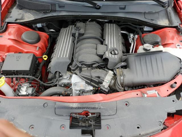 2C3CDXGJXKH553444 - 2019 DODGE CHARGER SCAT PACK RED photo 11