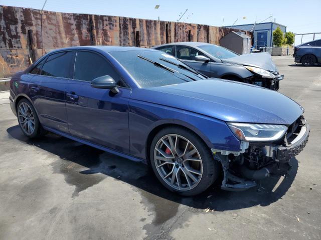 WAUB4AF42LA064923 - 2020 AUDI S4 PREMIUM PLUS BLUE photo 4