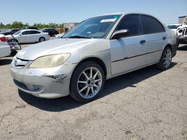 2HGES16355H512056 - 2005 HONDA CIVIC DX VP SILVER photo 1