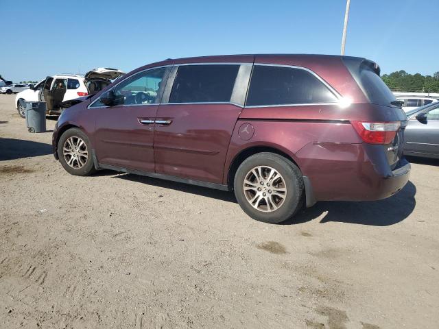 5FNRL5H63CB056833 - 2012 HONDA ODYSSEY EXL BURGUNDY photo 2