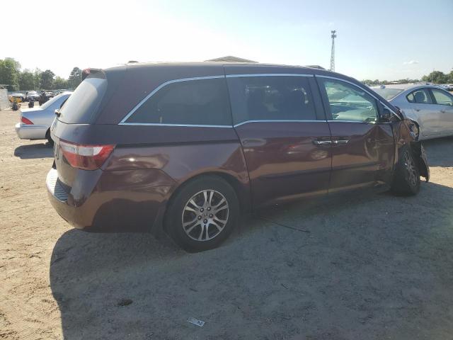 5FNRL5H63CB056833 - 2012 HONDA ODYSSEY EXL BURGUNDY photo 3