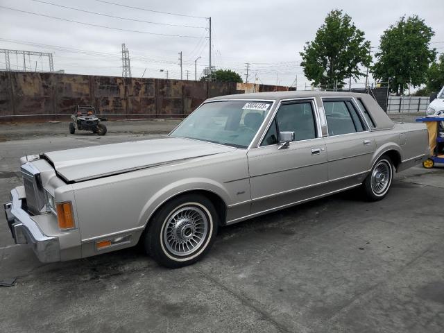 1LNBM81F5KY795142 - 1989 LINCOLN TOWN CAR BEIGE photo 1