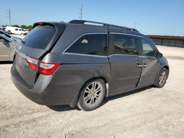 5FNRL5H60DB016310 - 2013 HONDA ODYSSEY EXL GRAY photo 3