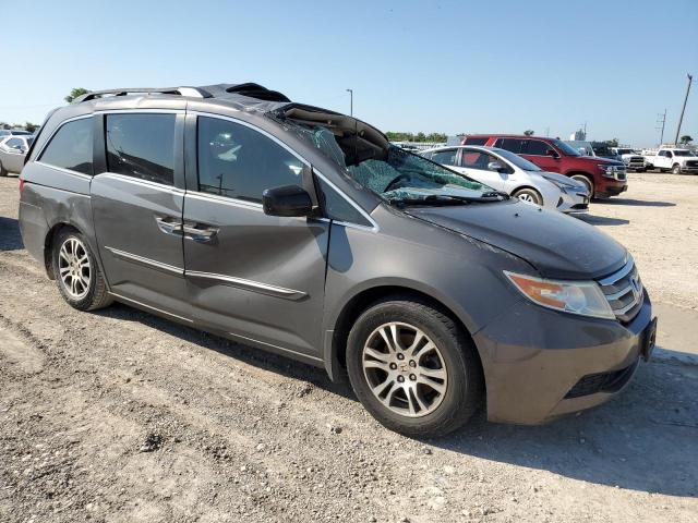 5FNRL5H60DB016310 - 2013 HONDA ODYSSEY EXL GRAY photo 4