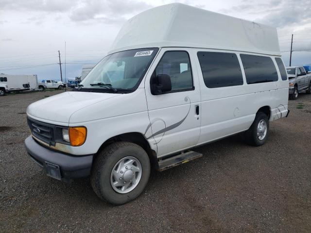 1FTSS34L27DB37081 - 2007 FORD ECONOLINE E350 SUPER DUTY VAN WHITE photo 1