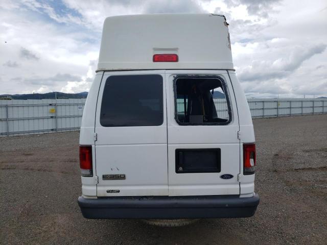 1FTSS34L27DB37081 - 2007 FORD ECONOLINE E350 SUPER DUTY VAN WHITE photo 6