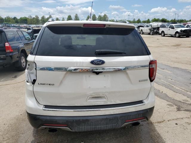 1FM5K7FH8KGA49037 - 2019 FORD EXPLORER LIMITED WHITE photo 6