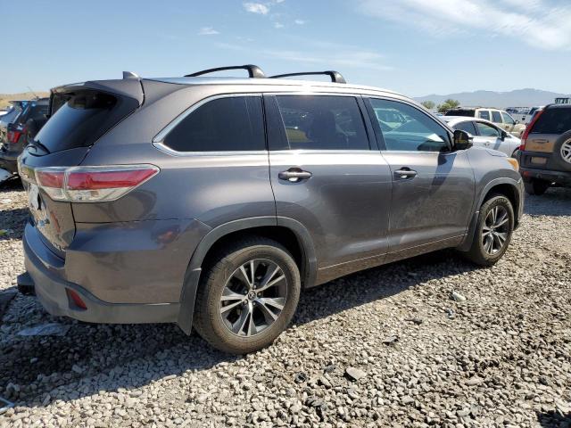 5TDJKRFH4GS331719 - 2016 TOYOTA HIGHLANDER XLE GRAY photo 3
