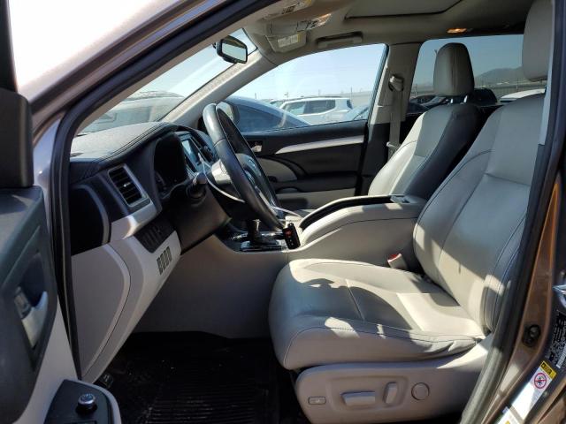 5TDJKRFH4GS331719 - 2016 TOYOTA HIGHLANDER XLE GRAY photo 7