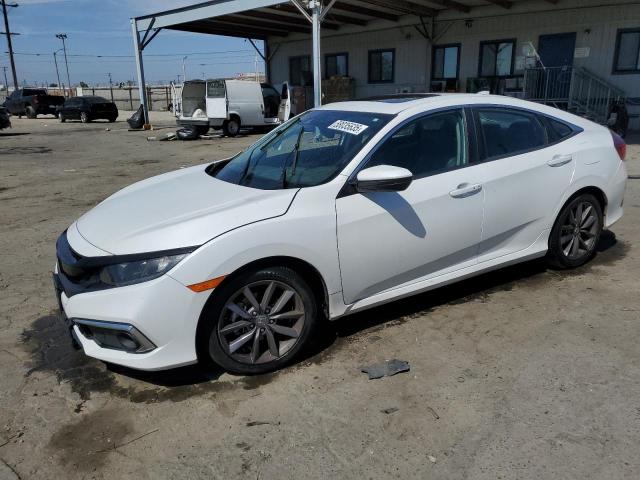 19XFC1F77LE210408 - 2020 HONDA CIVIC EXL WHITE photo 1