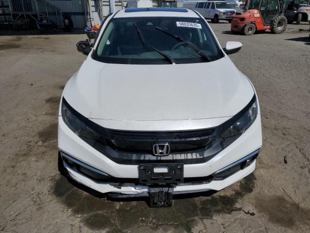 19XFC1F77LE210408 - 2020 HONDA CIVIC EXL WHITE photo 5