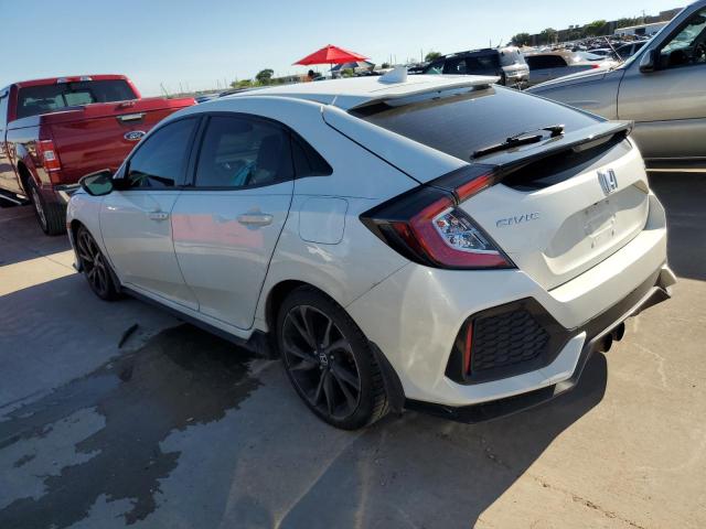 SHHFK7H97KU226135 - 2019 HONDA CIVIC SPORT TOURING WHITE photo 2