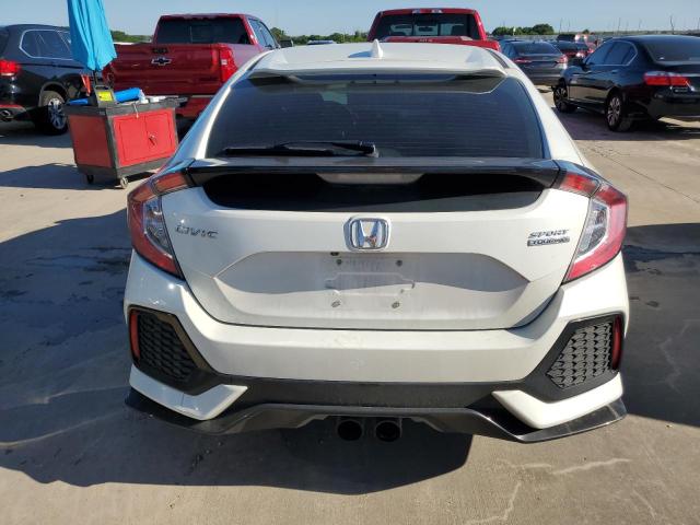 SHHFK7H97KU226135 - 2019 HONDA CIVIC SPORT TOURING WHITE photo 6