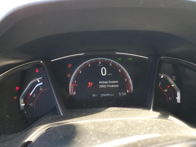 SHHFK7H97KU226135 - 2019 HONDA CIVIC SPORT TOURING WHITE photo 9