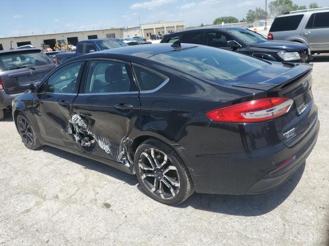 3FA6P0HDXKR166466 - 2019 FORD FUSION SE BLACK photo 2