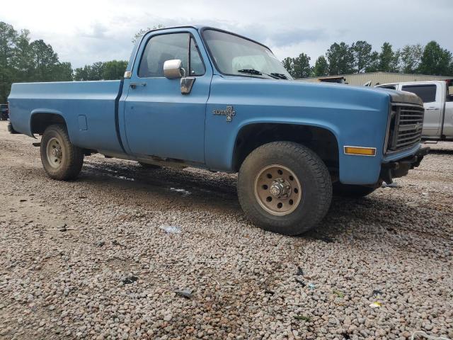 1GCEK14C7ES105351 - 1984 CHEVROLET C/K 10 SER BLUE photo 4