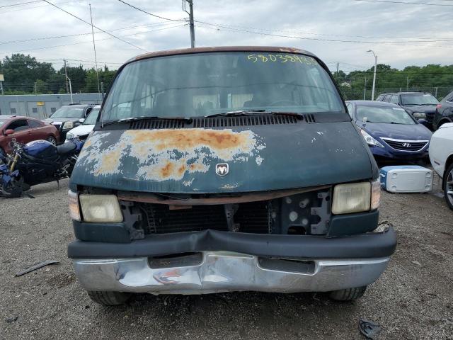 2B6HB21Y6RK172627 - 1994 DODGE RAM VAN B250 GREEN photo 5