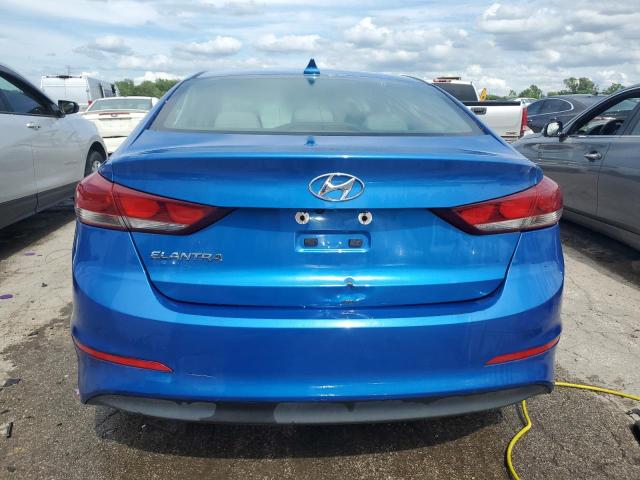 KMHD84LF3HU241441 - 2017 HYUNDAI ELANTRA SE BLUE photo 6