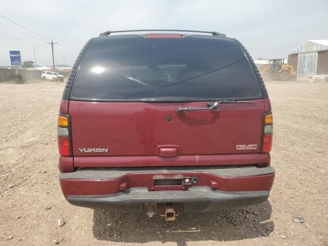 1GKEK63U94J166328 - 2004 GMC YUKON DENALI BURGUNDY photo 6