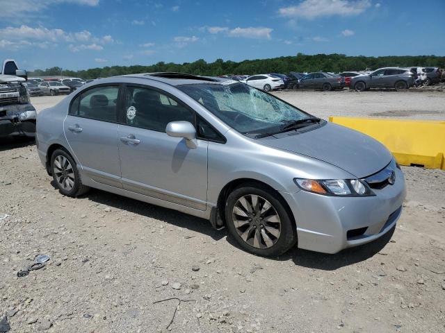 19XFA1F99AE020436 - 2010 HONDA CIVIC EXL SILVER photo 4