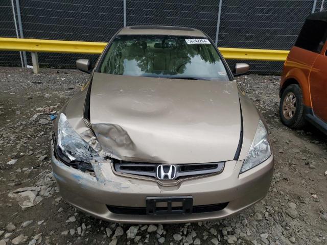 1HGCM66555A029889 - 2005 HONDA ACCORD EX GOLD photo 5