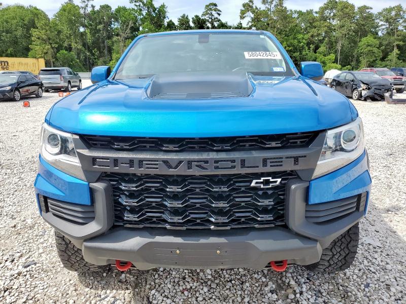 1GCGTEEN7M1157788 - 2021 CHEVROLET COLORADO ZR2 BLUE photo 5