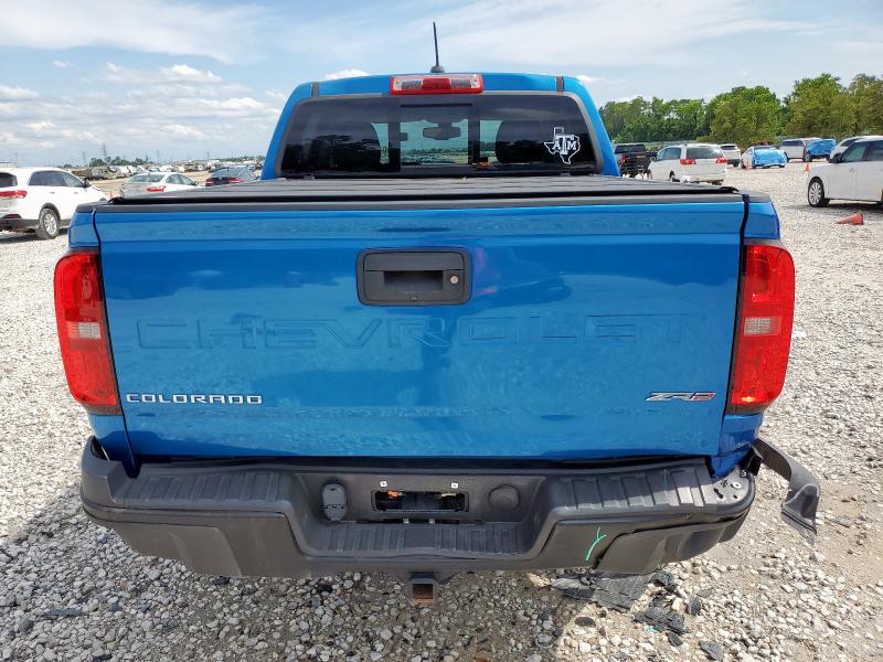 1GCGTEEN7M1157788 - 2021 CHEVROLET COLORADO ZR2 BLUE photo 6