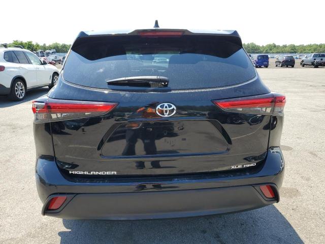 5TDHZRBH8LS512879 - 2020 TOYOTA HIGHLANDER XLE BLACK photo 6