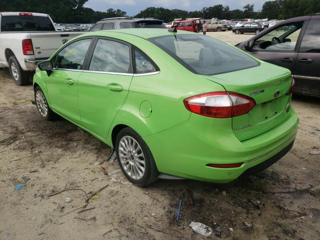 3FADP4CJ9EM100164 - 2014 FORD FIESTA TITANIUM GREEN photo 3