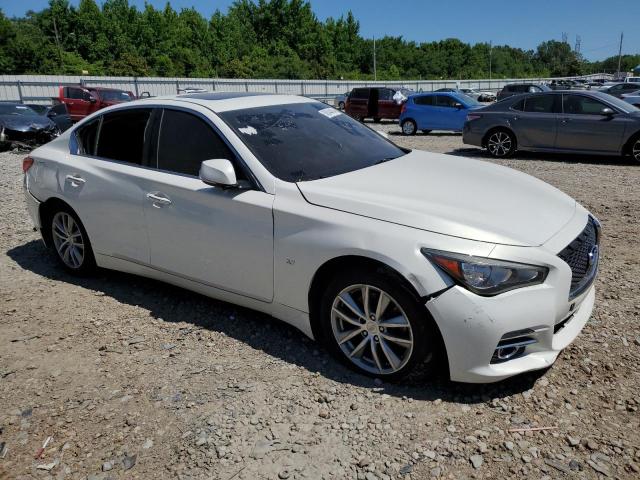 JN1BV7AR9FM406959 - 2015 INFINITI Q50 BASE WHITE photo 4