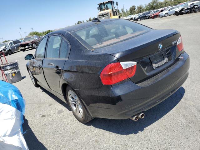 WBAVA37568NL52467 - 2008 BMW 1 SERIES I 黑色 照片 2